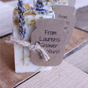Handmade lavender soap favors, bridal shower favors, baby shower, wedding favors